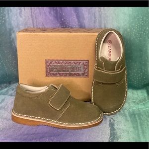 L’amour Olive Green boys shoes